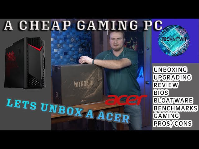 (Pre-Built) Lets Unbox Acer Nitro 50, Review, Upgrading, Bois & More Intel I5 13th Gen NVIDIA RTX