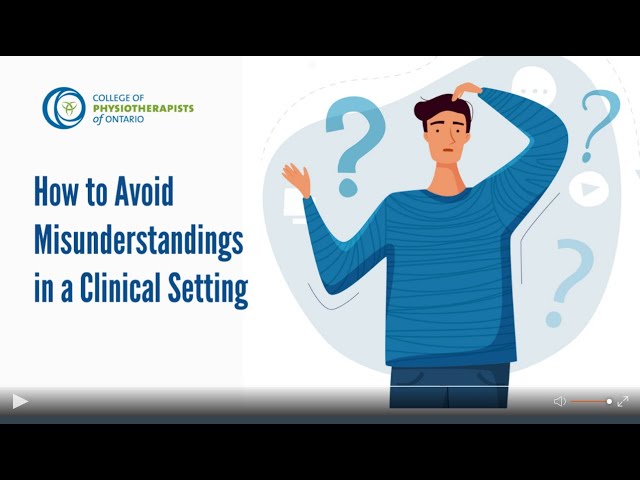 How to Avoid Misunderstandings in a Clinical Setting