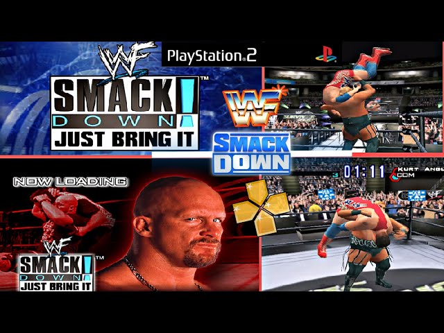 WWF SMACK DOWN! JUST BRING IT | FIRST WWE PS2 GAME 🎮 | PLAYING IN ANDROID MOBILE 😲 |RIKISHI VS KURT|