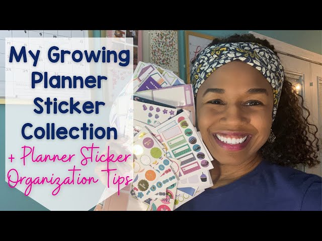 My Growing Planner Sticker Collection | How I Organize My Planner Stickers