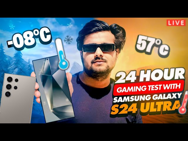 🔥24 Hour Gaming Test With Samsung Galaxy S24 Ultra  #PlayGalaxy