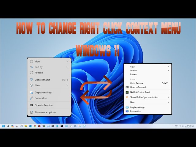 How to Restore old Right click Context menu in #windows11