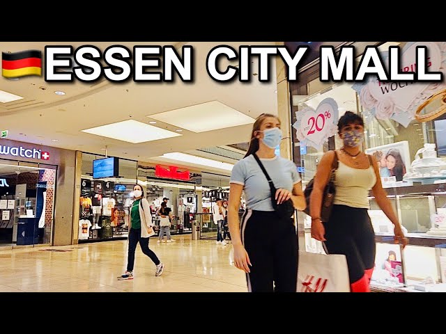 [4K] Biggest Inner-City Shopping Centre in Germany - Limbecker Platz Essen Tour