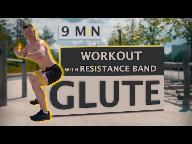 Get TONED GLUTES at home with a RESISTANCE BAND!