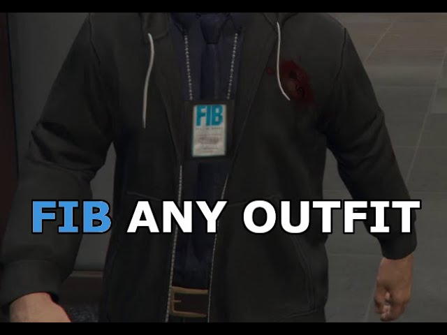 GTA:O How to get the FBI/FIB Badge/Tag/Key Card/ID/Lanyard on custom outfit!
