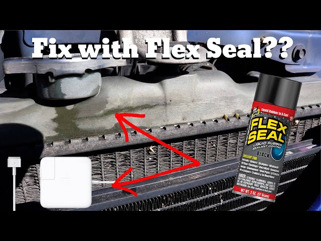 Will Flex Seal fix my radiator or charger?