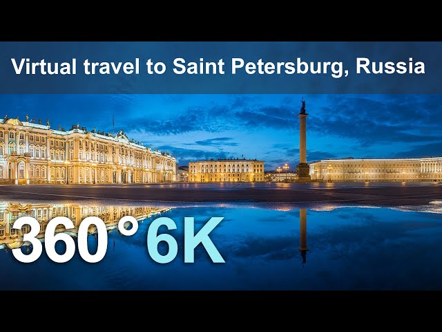 Санкт-Петербург, Россия. Виртуальное путешествие. 360 ви