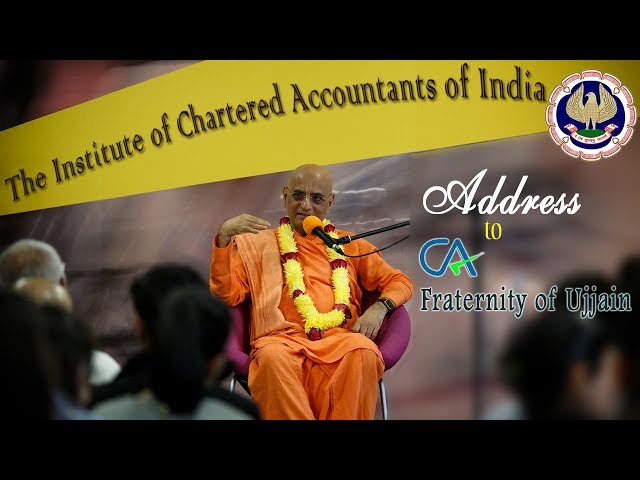 Address to CA Fraternity of Ujjain (#ICAI) -The Ultimate Goal of Life | 3 July 2019| ISKCON Ujjain