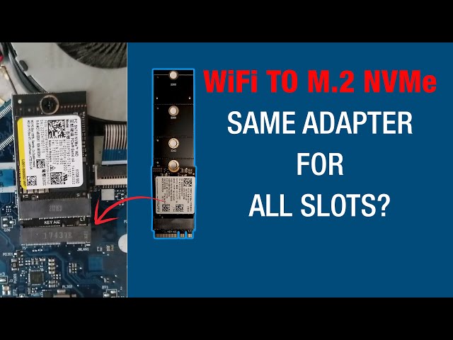 WiFi to M.2 NVMe SSD Adapter Upgrade