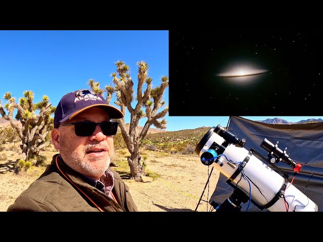 Capturing The Beauty Of The Sombrero Galaxy: Astrophotography In The Desert Night