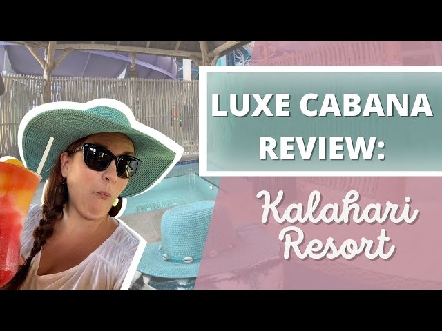 We rented the BIGGEST most LUXE Cabana at the Kalahari Resort - Was it worth it?