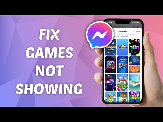 How to Fix Games Not Showing on Messenger