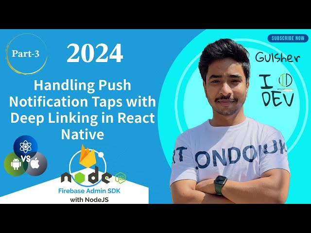 #40 Handling Push Notification Taps with Deep Linking in React Native | Step-by-Step Tutorial