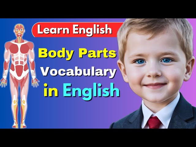 🧍 Body Parts Vocabulary in English | Level Up your English Vocabulary |  Learn English 🧠