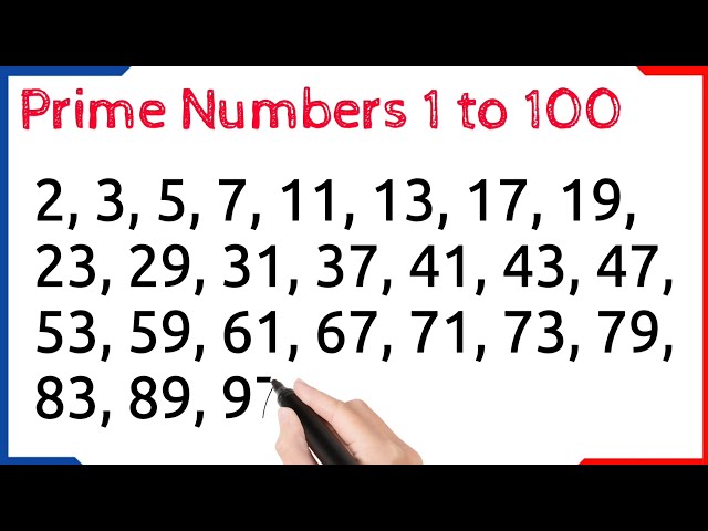 Prime Numbers Between 1 and 100 || Prime Numbers 1 to 100 || 1 to 100 prime Numbers