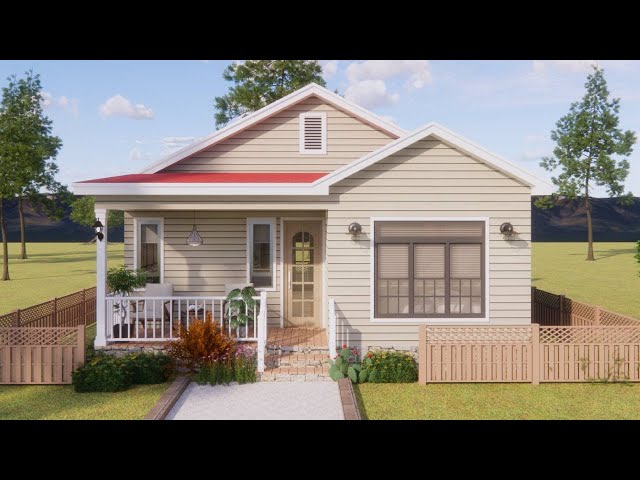 10 x 7.7 Meters - Beautiful Cottage House with Floor plan | Exploring Tiny House