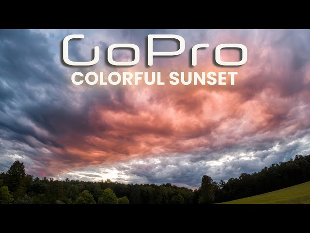 GoPro Hero 12 Time Lapse | An Early June Sunset