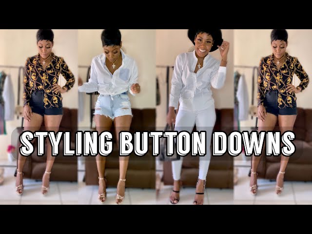 How To Style Your Button Down Shirts ||  Five Ways to Style Your Button Down Shirts 2022