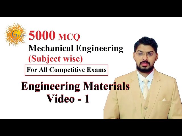 #5000MCQ  #Engineering_Materials  #IES #SSCJE #RRB #GATE #ISRO #DMRC #ACF #PSU #UPSC #MCQ
