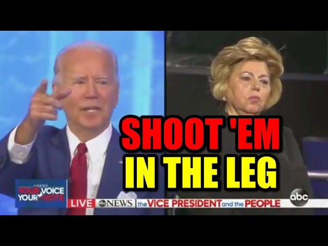 Joe Biden’s Ridiculous Advice: Just Shoot Them in the Leg!