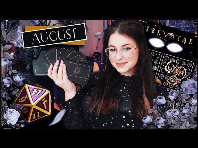 🎲 August TBRvatar & July's wrap up! 🥰 | Book Roast