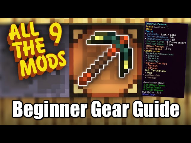 Beginner Gear Guide & Progression - Silent Gear | All The Mods 9
