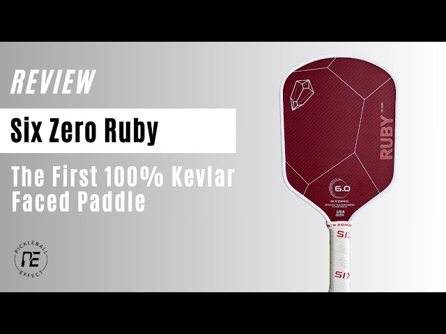 Six Zero Ruby Review | The First 100% Kevlar Faced Paddle