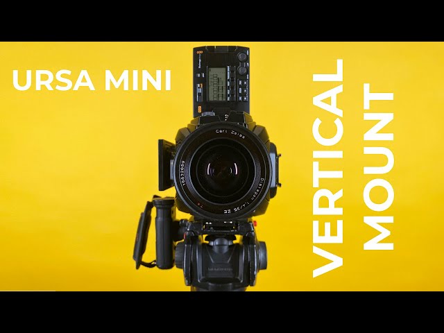 How to mount Ursa Mini camera Vertically for less than $5 DIY