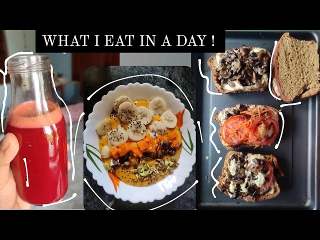 WHAT I EAT IN A DAY ! inspired by @SatvicMovement|healthy meal idea |Wholesome food|Plantbased
