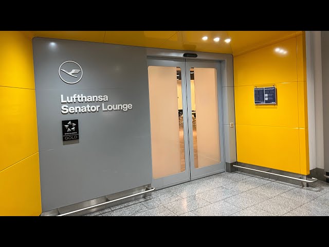 Lufthansa Senator Lounge Star Alliance Gold Terminal 1 Frankfurt Airport Hot Food!