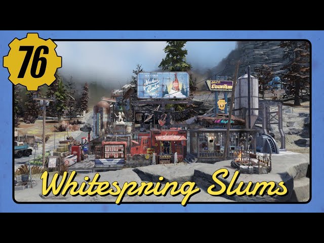 Fallout 76 Whitespring Slums Camp Build