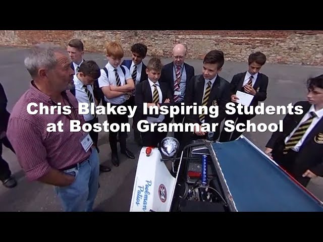 Chris Blakey Visits Boston Grammar School to Share Inspirational Stories