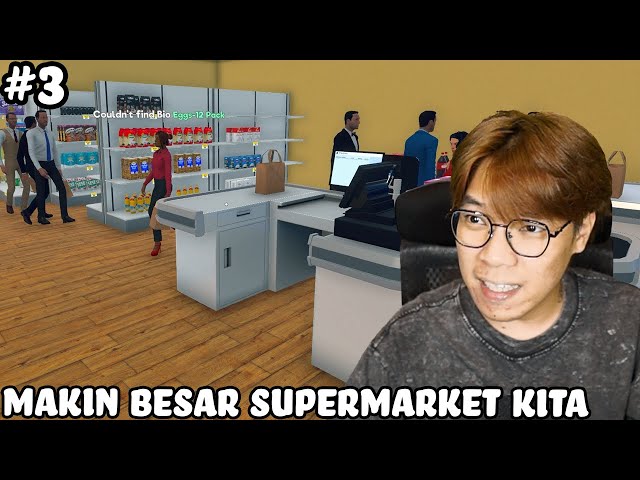 AKU BUAT SUPERMARKET PALING MURAH DI DUNIA!! - Supermarket Simulator Indonesia Part 3