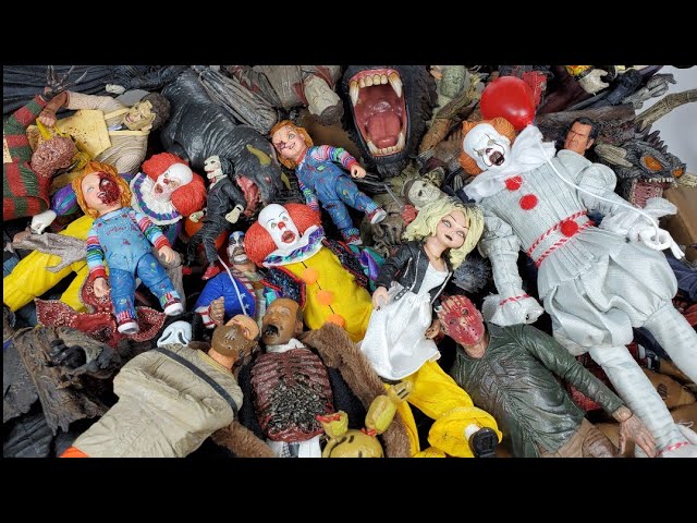 BIG BOX FULL OF HORROR ACTION FIGURES