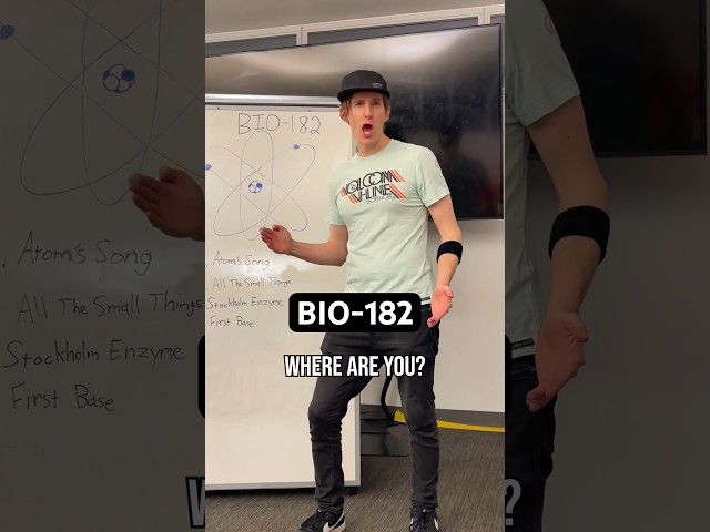 If Tom DeLonge from blink-182 taught biology… #collegelife #blink182 #biology #class