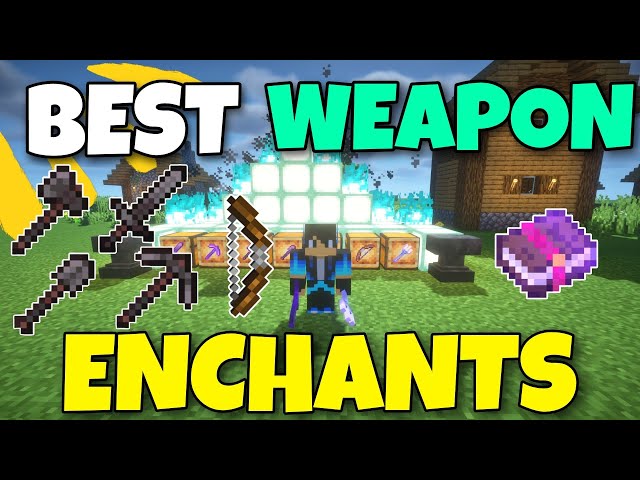 Weapon Enchantments in Minecraft | Hindi | Minecraft 1.19+ Weapon Enchantments |