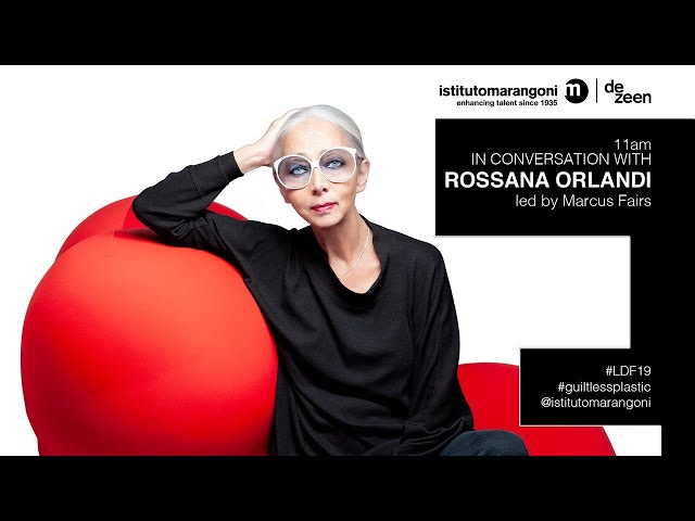 Watch our talk with Rossana Orlandi about the future of plastic
