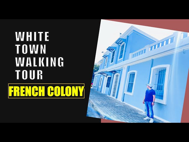 White Town Pondicherry | French Colony Tour in 4K | #pondicherry