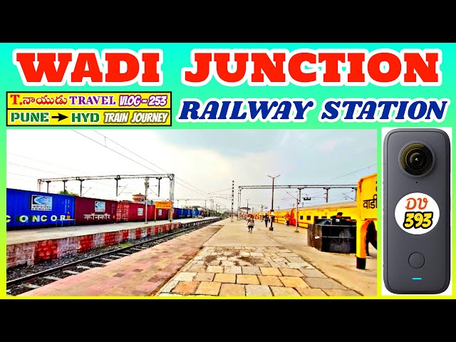 WADI JUNCTION RAILWAY STATION - PUNE TO HYD TRAIN JOURNEY - T NAIDU TRAVEL VLOGS WITH MASHUP SONGS