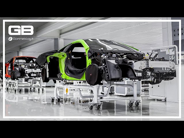 McLaren Factory Building (by Hand) TOUR Powerful Supercars