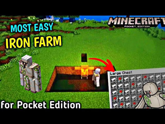 iron farm 1.18 Bedrock| Minecraft iron farm||@depxgaming3792