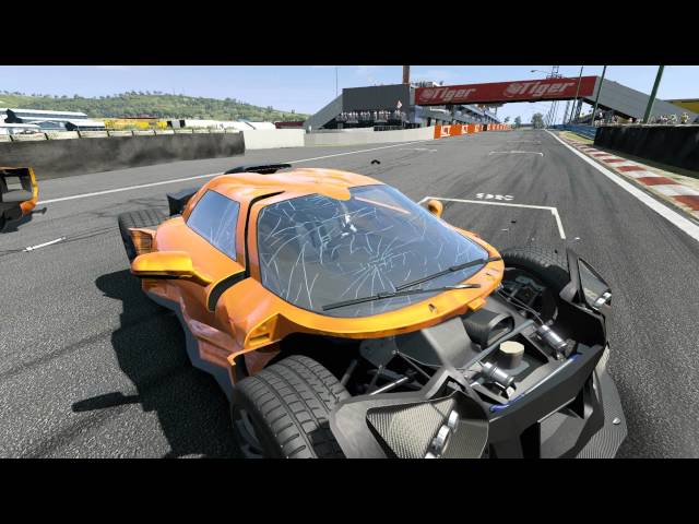 Project CARS Crash Testing Build 510 [PC Gameplay Video] 1080p