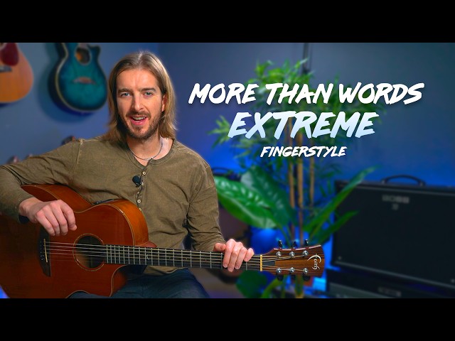 How to play More Than Words on acoustic guitar w/ Fingerstyle!