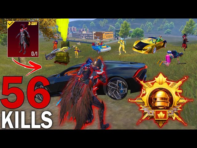 Wow😍 FASTEST RUSH GAMEPLAY With Blood Raven X-SUIT 🔥 IPAD Mini 6 PUBG Mobile