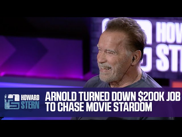 Arnold Turned Down $200,000 to Take Acting Classes