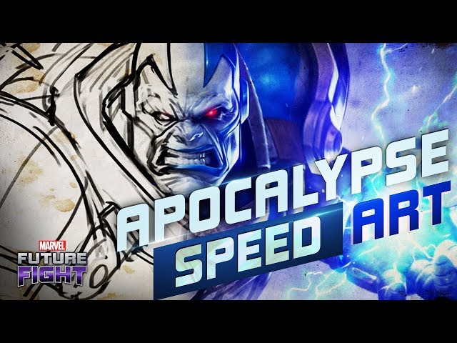 MARVEL Future Fight Apocalypse Speed Art Video