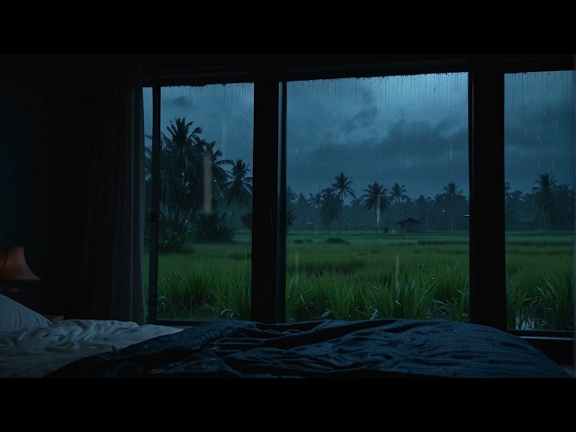 Rain Sounds For Sleeping No Ads - Rain in Forest at Night