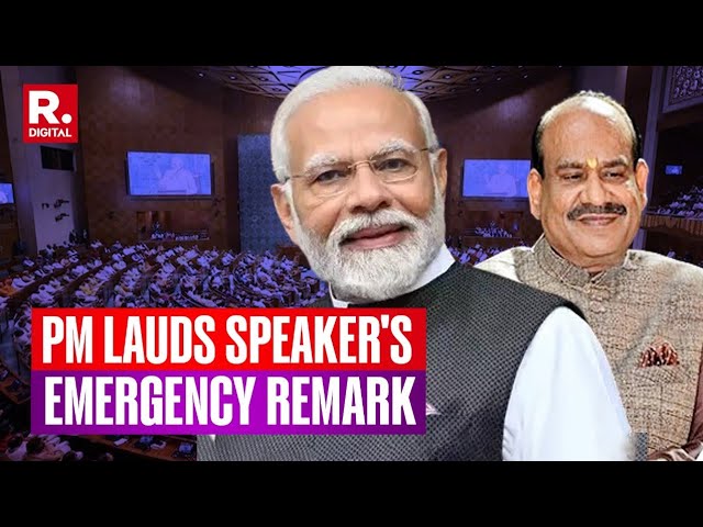 PM Modi Praises LS Speaker Om Birla for Condemning Emergency and Highlighting Democratic Struggles