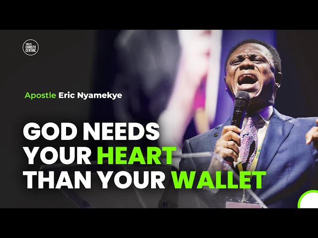 OBEYING GOD IS MORE IMPORTANT THAN YOUR SACRIFICES - Apostle Eric Nyamekye 2024