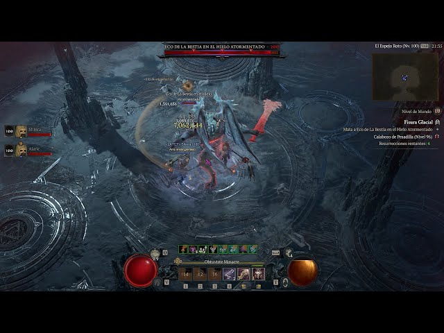 【Diablo IV】Battle Against Tormented Beast In Ice